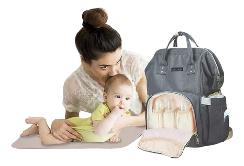 Bolsa Mochila Maternidade Lovely Baby Com Trocador Unik Baby