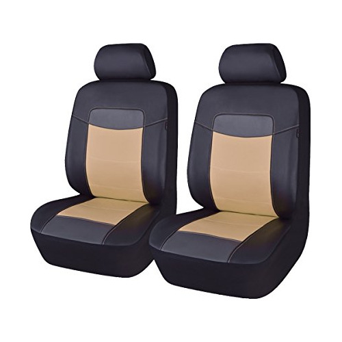 Fundas De Asiento De Coche De Cuero Asientos Delanteros...