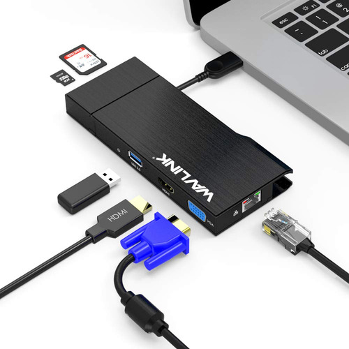 Wavlink Universial Usb 3.0 Dual Head Mini Docking Multi-disp