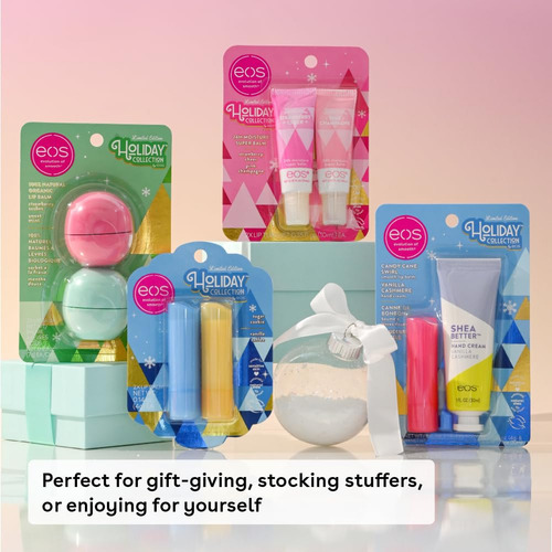Eos - Lip Balm Kit 2 - Edição Ilimitada Natalina Cranberry