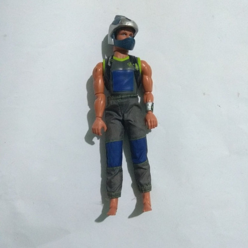 Max Steel Vehículo N-tek Moto Azul Verde Mattel 2004 (Usado)