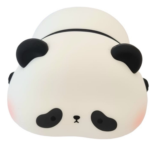 Luminária Abajur De Silicone Panda Deitado Sensor De 3 Toque