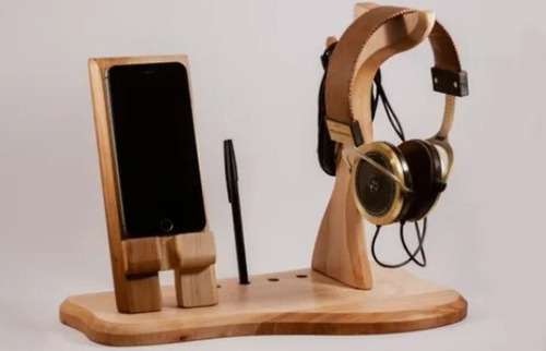 Organizador De Madera Para Escritorio Docking Station