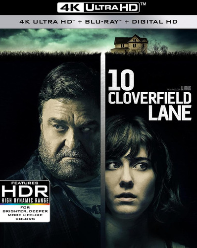 Libro: 10 Cloverfield Lane (4k Uhd + Blu-ray + Digital)