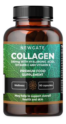 Newgate Labs Colageno Marino De 350 Mg Con Acido Hialuronico