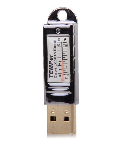 2x Mini Usb Temperatura Termómetro Recorder Sensor , 5,4 X