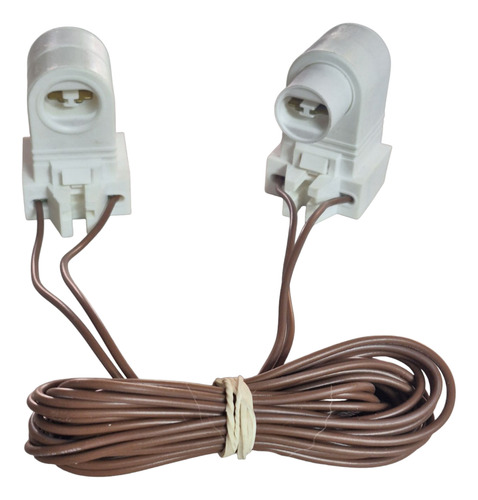 Zocalo Juego 105w Cableado Tubo Fluorescente/led Exultt Blanco