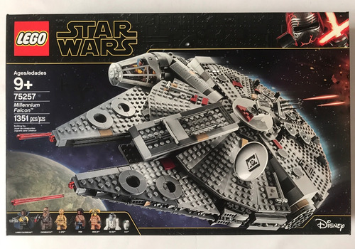 Halcon Milenario Lego 75257 Millenium Falcon 1351pz 7minifig (Usado)
