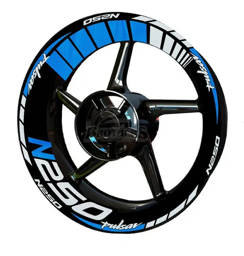 comprar Kit De Stickers Calcomanías Para Rines Pulsar N250 M-3 Plus