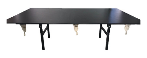 Mesa Pool Multifuncional Pingpong Y Mesa Comedor Con Acces Paño Verde Oscuro