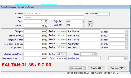   Profit Plus 2k8 Cobro Rapido Igtf