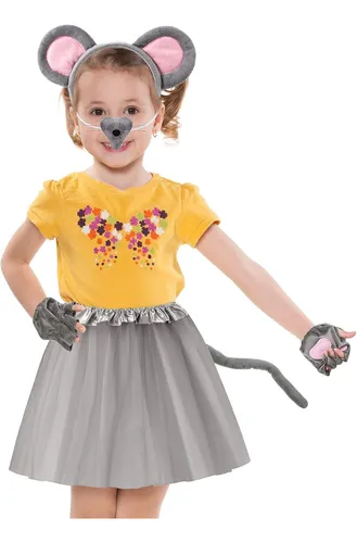 6 Pieces Mouse Costume Accessory Set Mice Headband Mous...