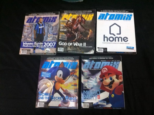 Lote De Revistas Atomix (Usado)