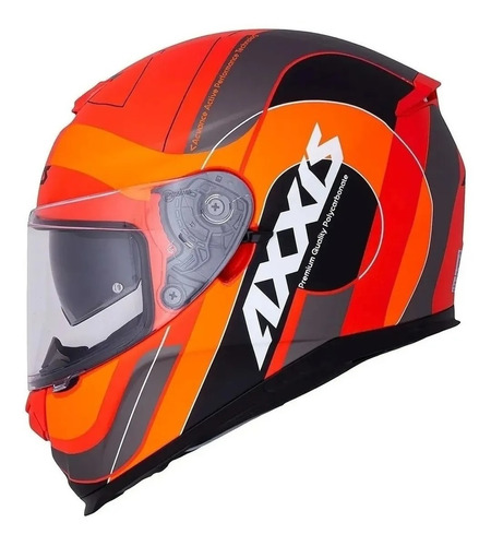 Casco Axxis Eagle Sv Radical Rojo Mate T:xxl - Bmmotopartes