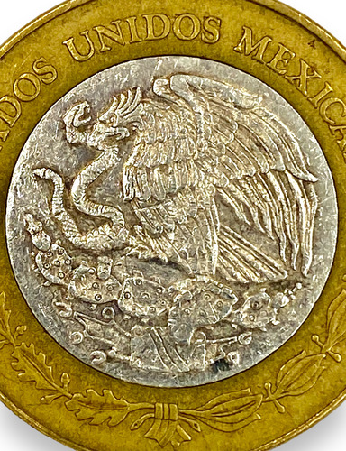 Moneda 100 Pesos Bimetalica Don Quijote 400 Aniv. Año 2005 (Usado)
