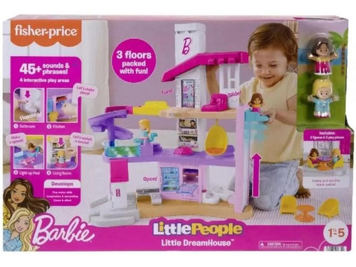 La casa de ensueño de Barbie Little People - Mattel Hjl88