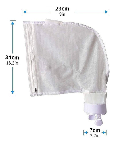 Bolsas De Piscina De 2 Piezas De 2 Piezas Bolsas De Filtro