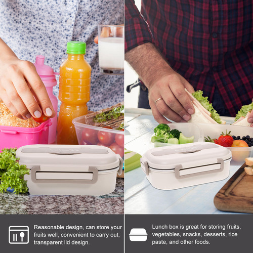 Caja De Comida Portátil, Contenedor De Comida Multifunción P