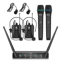 Comprar Sistema De Micrófonos Inalámbricos Debra Audio Pro Uhf De 4 