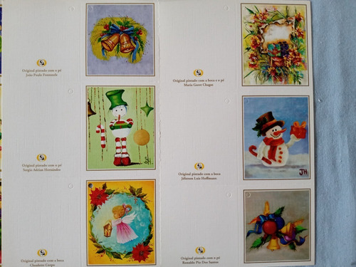 Imagem 2 de 6 de Kit 30 Mini Cartões De Presente Natal Exclusivos Lindos