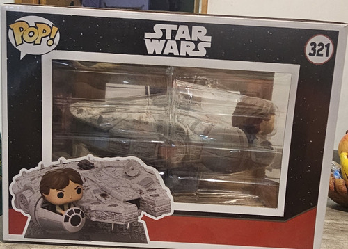 Funko Pop! Deluxe: Star Wars-halcon Milenario Han Solo #321 (Usado)