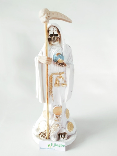 Figura De La Santa Muerte Blanca