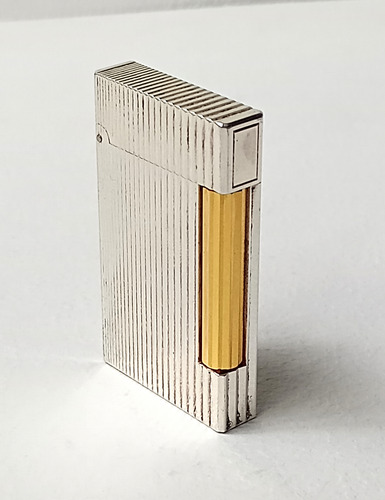 Encendedor S.t. Dupont Paris De Plata Con Estuche (Usado)