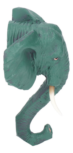 Gancho De Pared Simple Con Cabeza De Elefante, Estilo Retro