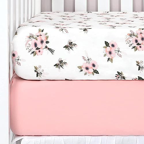 Juego De Sábanas Con Estampado Floral Para Cuna Tillyou, Jue