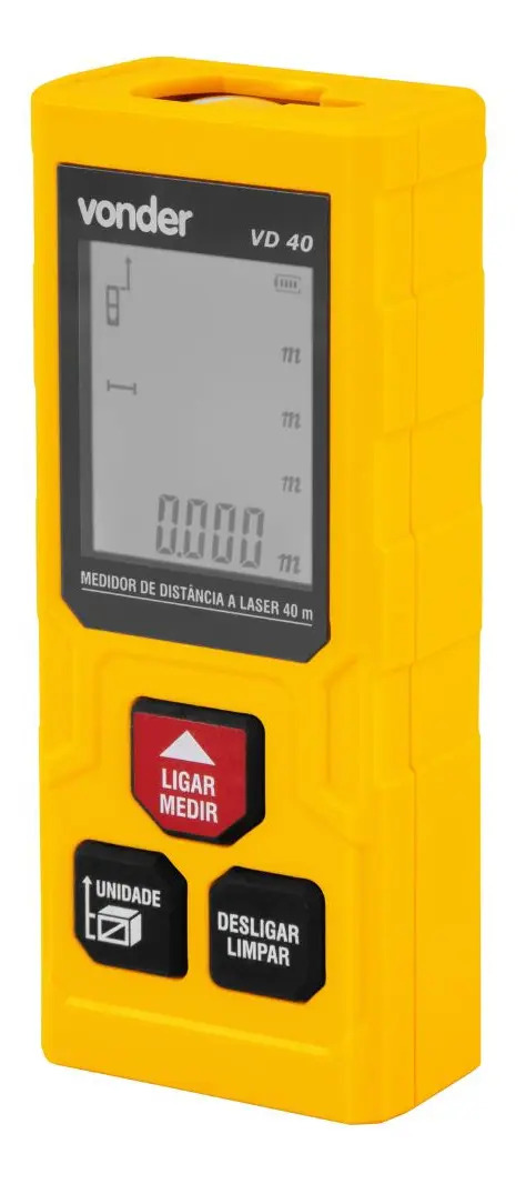 Medidor De Distância A Laser 0,5m A 40m Vd 40 Vonder