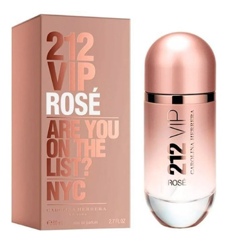Perfume 212 Vip Rose Edp 80ml, Nuevo Sellado, Oferta!