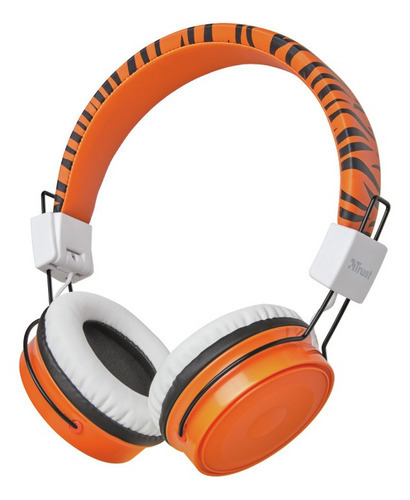 Audífonos Trust Comi Bluetooth Color Naranja