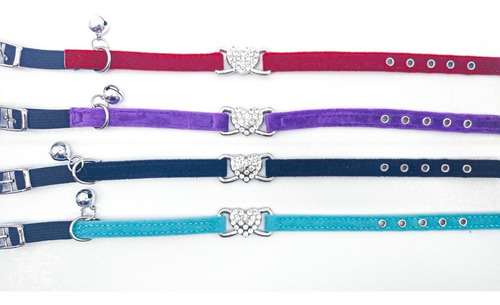 Imagen 3 de 7 de Collar Mascotas Perritoo Gatito Forma Corazon