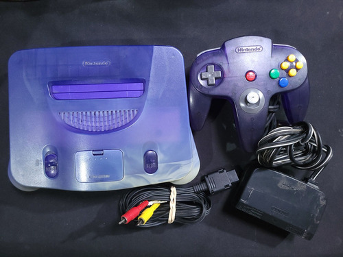 Consola Nintendo 64 Morado Uva Grape Purple