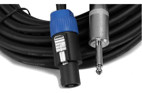 Cable Speakon Plug 12 Metros Para Bafle Moon Ce12sp