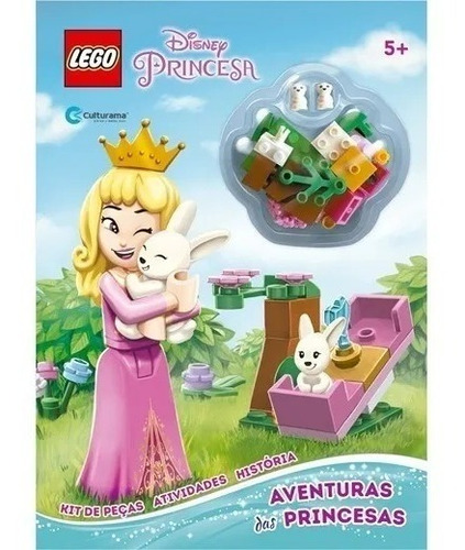 Revista De Atividades Historias Princesa Disney + Peças Lego