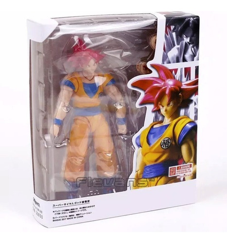 Boneco Goku Deus Super Saiyajin Articulado Dragon Ball Super