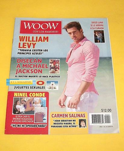 William Levy Revista Woow 2009 Lucia Mendez