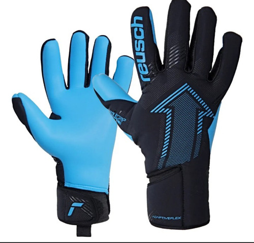 Guantes Reusch Fast Grip Aqua Pro Negro /celeste 11