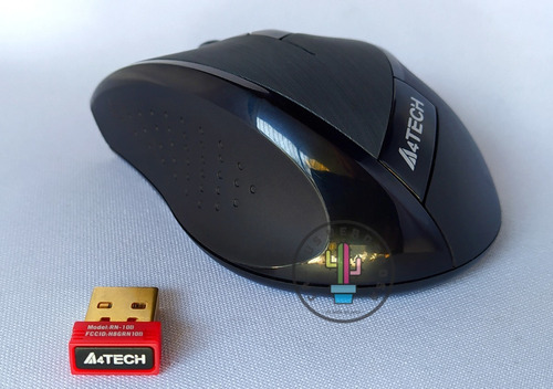 Mouse Inalambrico A4tech G9-600 Ergonomico No Lag+pila+bolsa