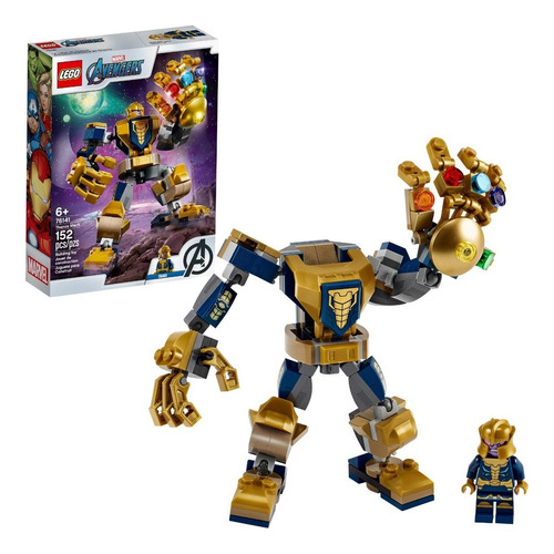 Set de construcción Lego Marvel Thanos mech 152 piezas  en  caja