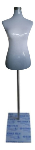 Torso Maniqui De Dama Con Pedestal