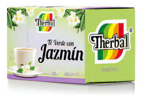 Therbal Té Verde Con Jazmín 20saquitos