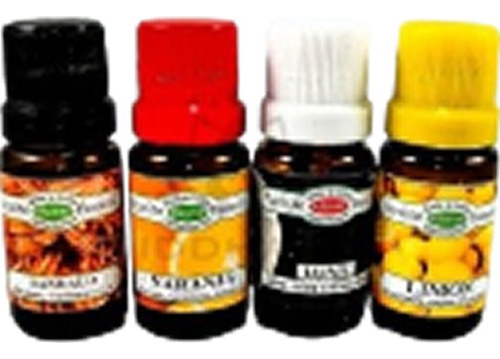 Aceite Esencial 11ml X4 Aromaterapia Hornitos Velas Jabones