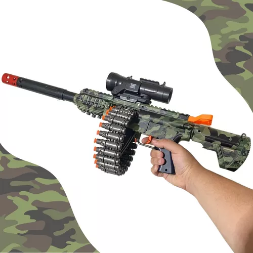 Arminha De Brinquedo Rifle M-16 Fricção Faz Barulho Força em Promoção na  Americanas