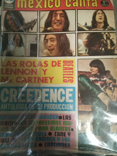 Revista México Canta Las Rolas De Los Beatles