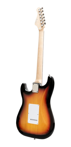 Imagen 2 de 10 de Guitarra Electrica Parquer Stratocaster Negra Con Funda
