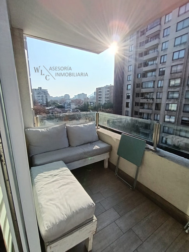 Depto Amoblado 2dorm, 2bañ, Ñuñoa, Cerca Metro Chile España