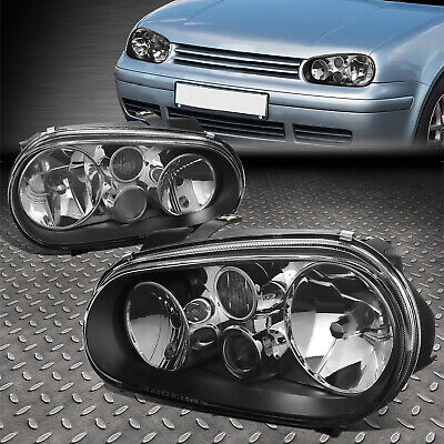 For 99-06 Volkswagen Vw Golf Cabrio Black Housing Projec Oad