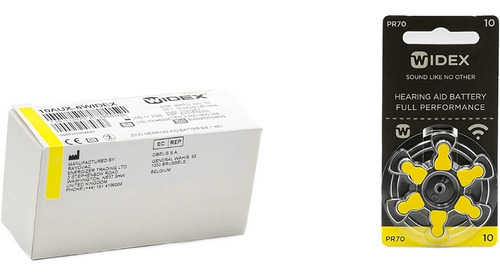 Widex Para Auxiliares Auditivos 1,4 V T10 10 Pack 6 Pila C/u